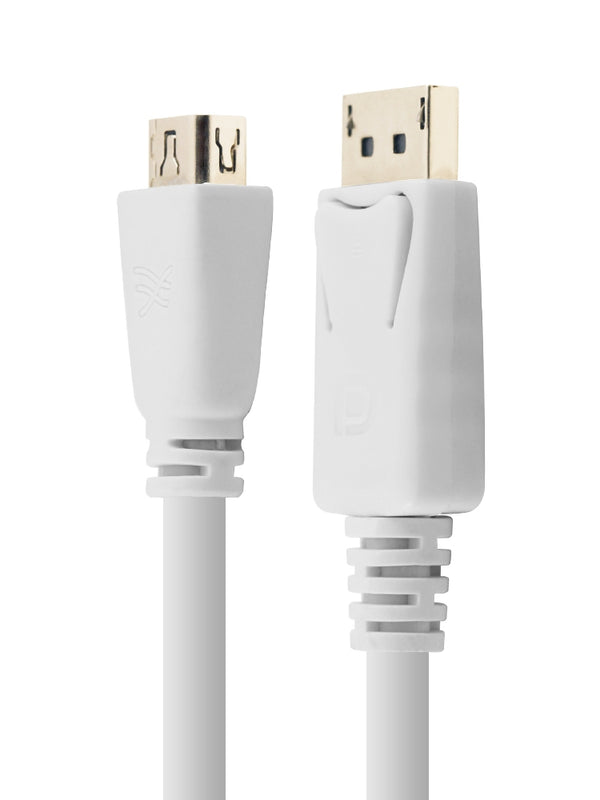 Cablesson - DisplayPort (Male) to Mini DisplayPort (Female) Adapter ( for use with Dell Monitors, Apple Cinema display and other Displayport PCs)