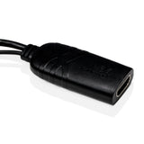 Micro USB MHL to HDMI Adapter HDTV AV cable for Samsung Galaxy S1 / Galaxy S2 / HTC / HTC desire - MHL 5 pin - Schwarz