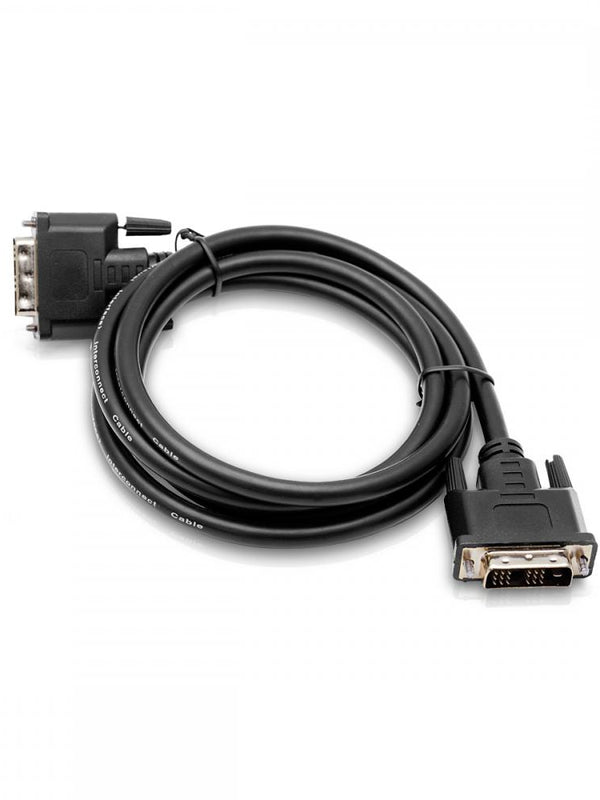 Cablesson DVI auf DVI Kabel - High Speed, DVI-D männlich auf DVI-D männlich mit vergoldeten Steckern. Single link 19 pin, für TV, Monitor und Beamer, HDTV Auflösung bis zu 1920x1080 - Schwarz, 15m