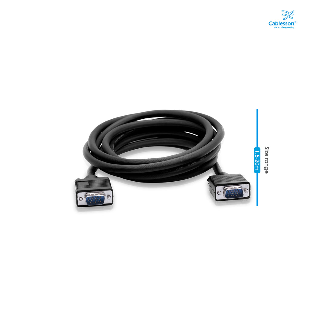 Cablesson VGA Stecker auf VGA Stecker 7 Meter