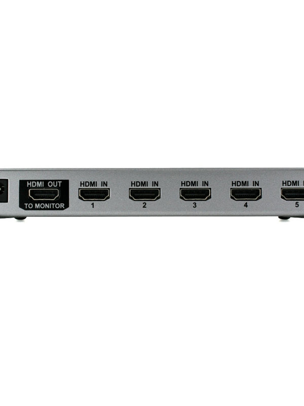 Octava HDS5-UK 5x1 HDMI Switch (1080p, SKY HD, Virgin HD, Freeview HD, XBOX 360, PS3) XBOX One, Wii U, PS4, Blu-Ray, EDID and 3D Enabled