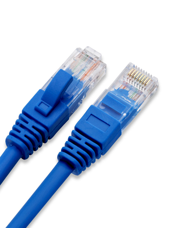 Cablesson - 50m - Cat6 Ethernet Gigabit LAN Netzwerkkabel (RJ45), 10/100 / 1000Mbit/s, Patchkabel kompatibel zu CAT.5, CAT.5e, CAT.7, Switch, Router, Modem, Verteilerfeld, Patchfelder, blau