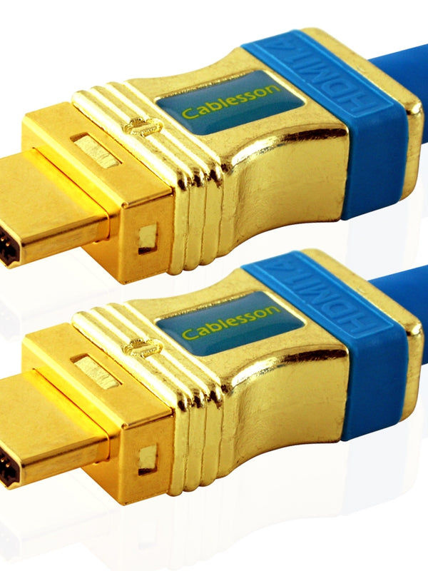 Cablesson Kaiser **FUTURE PROOF** 2160p 4k2k 3M / 3 Meter HDMI Cable 1.4 + Ethernet and Audio Return Channel (2.0/1.4a Version, 21Gbps) WITH 1.3 1.3b 1.3c 1.4 1080P, PS4, XBOX ONE, DVD, Blu-ray, VIRGIN BOX, FULL HD LCD, PLASMA & LED TVs, 3D UHD TV Lead, SKY HD