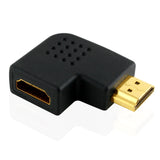 Cablesson 90 Grad HDMI Winkeladapter (24K goldbeschichtete Anschlüsse, HDMI v1.3 & v1.4 & 2.0 / 1080p Full HD, 2160p, 4k2k Ultra HD) - 3D Ready, Blu-ray, SkyHD, VirginHD, LED, LCD