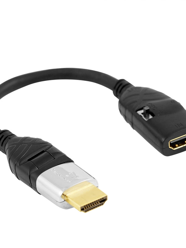 Cablesson Infrarot TV IR Extender über HDMI control Kabel IR Adapter kit mit Fernbedienung - Infrarot Verstärker IR repeater emitter. CEC, Magic Eye, 3D, HDCP, Blu-Ray, HDTV, 2160p, HDMI 2.1 /2.0, UHD
