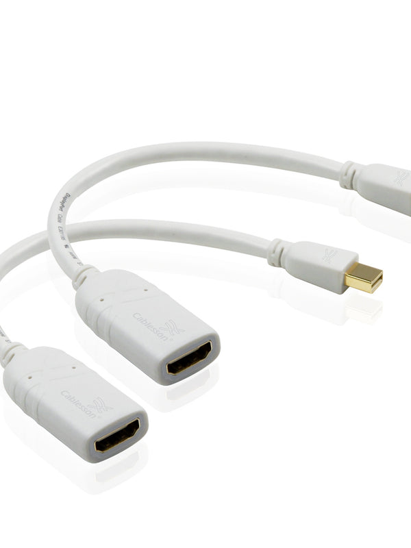 Cablesson - 2er-Pack Mini-DP auf HDMI Buchse Adapter