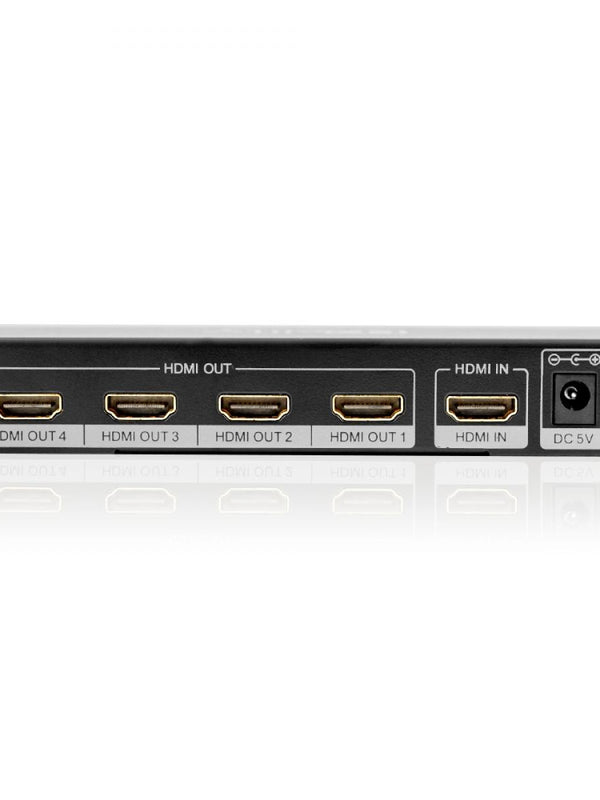 Cablesson HDelity 1x4 HDMI Splitter mit 4K2K mit Ivuna Flex Plus-1.5m High Speed HDMI-Kabel mit Ethernet