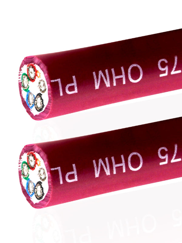 Van Damme Red Series Plasma Grade Mini Coaxial Video Multicore Cable 5 Way 75 Ohm 268-305-020 14 Metre / 14M