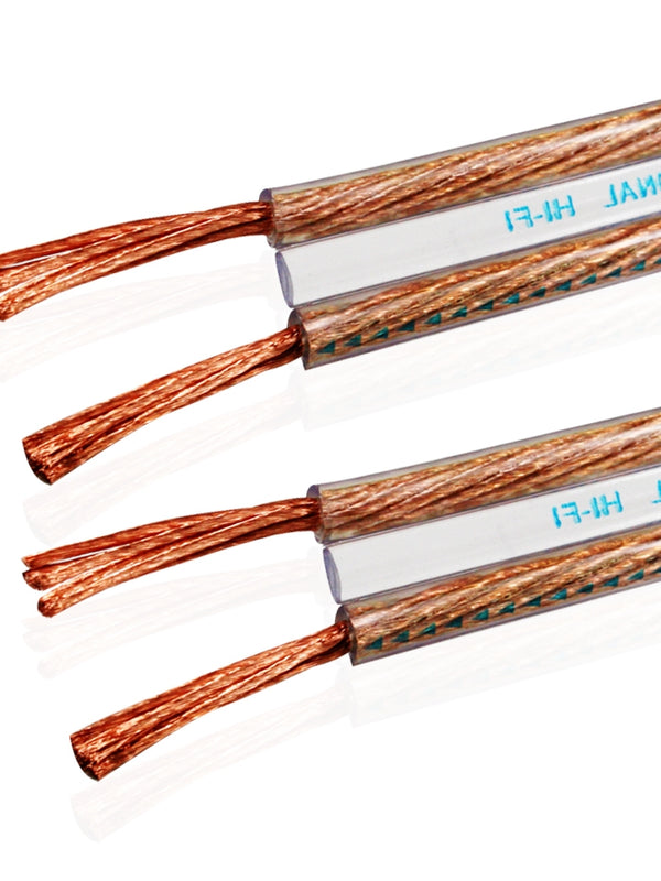 Van Damme 2 x 2.5mm Audio Twin Interconnect Speaker Cable (Total Definition Directional Hi-Fi) 268-502-000 14 Metre / 14M