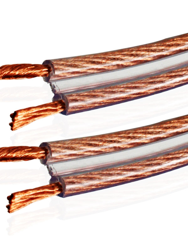 Van Damme 2 x 4.0mm Audio Twin Interconnect Speaker Cable (Total Definition Directional Hi-Fi) 268-504-000 22 Metre / 22M