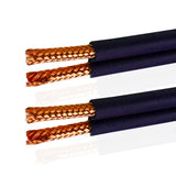 Van Damme Shotgun Audio Twin Interconnect Speaker Cable (Total Definition Directional HI-FI) 268-500-000 18 Metre / 18M