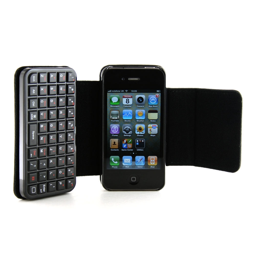 New Mini Bluetooth 2.0 Keyboard & Cover Case For iPhone 4.0 – Wireless