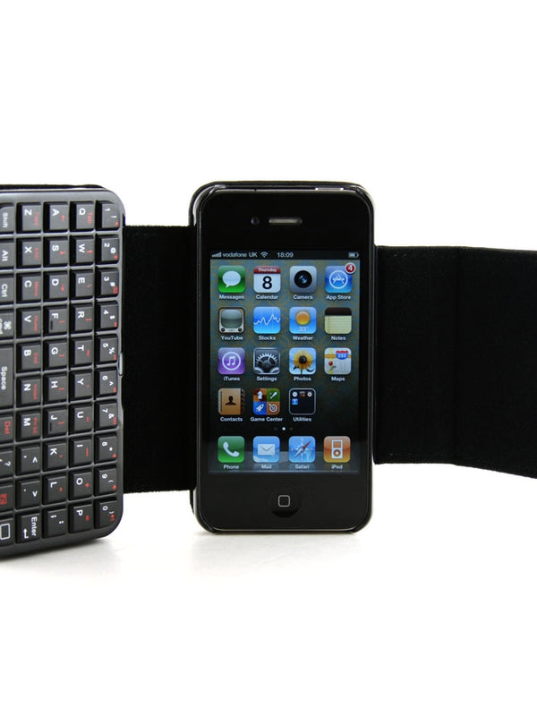 New Mini Bluetooth 2.0 Keyboard & Cover Case For iPhone 4.0 – Wireless