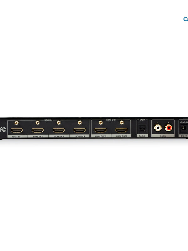 Cablesson HDElity 4x2 HDMI Matrix + IR Passback (High Speed with 3D support)