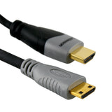 Ivuna 1M (1 Meter) High Speed Meter Mini HDMI to HDMI Cable (Latest 1.4 / 2.0 version) 1080p Full HD 3D & Audio Return Channel - Ideal For Connecting HD Devices using the Mini HDMI connector, For Tablets Camcorder Cameras or any device with Mini HD Port