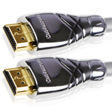 Cablesson Maestro 15m High Speed HDMI Cable - 8k, 4, 3D, Full HD, Ultra HD, 2160p, HDR, ARC, Ethernet - (HDMI 2.1/2.0b/2.0a/2.0/1.4) For PS4, Xbox One, Wii, Sky Q, LCD, LED, UHD, CL3 certified - Grey