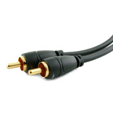 Ivuna RCA 3.5 Jack-Kabel (Stecker auf Buchse) - 0,2 M - Schwarz