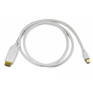 Cablesson Mini DisplayPort to HDMI Cable 3m for Apple iMac MacBook Pro Air LCD TV (VIDEO Adapter lead for Apple iMac- Unibody MacBook - Pro - Air & PC with Mini DP etc.)**Supports Audio and New Thunderbolt Port** Full HD 1080p 24k Gold Plated (Weiß)