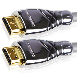 Cablesson Maestro 3m Ultra Advanced High Speed HDMI Cable with Ethernet Latest 2.0 / 1.4a version, 1080p 2160p 4k2k ARC 3D UHD TV XBOX 360 XBOX One PS3 PS4 Deep Color SkyHD Virgin Box Wii U PC Full HD. Removeable Metal Die-cast end connector casing.