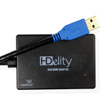 Cablesson HDelity USB 3.0 a HDMI convertidor / adaptador de cable - 1080p Full HD preparado, tarjeta de video externa, Multi Display Adapter Windows 7