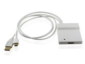 Cablesson Mini Displayport + USB + Toslink Audio auf HDMI Adapter - Thunderbolt Anschluss - ( Unibody MacBook - Pro - iMac etc.) **Unterstützt Audio** 1080p HD
