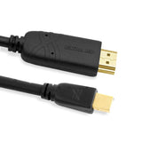 Cablesson Mini DisplayPort1.2 HDMI-Kabel (4k - 60 Hz) (männlich zu weiblich) - 1M - Schwarz