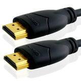 Cablesson Basics 2m (2 Meter) High Speed HDMI Cable with Ethernet - (Latest 2.0/1.4a Version, 21Gbps) Gold HDMI Cable with ETHERNET Compatibility, PS4, SKY HD,FULL HD, 1080P, 2160p, LCD, PLASMA & LED TVs, 4K Ultra HD , 3D TVS, Supports Dolby TrueHDs