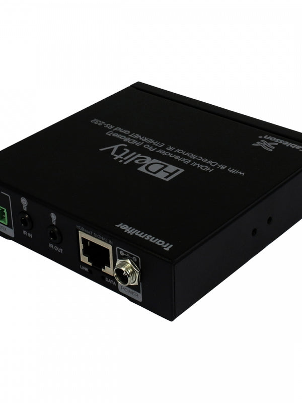 Cablesson HDelity HDBaseT (120m) (HDMI + 10/100 + IR + RS232) 4Kx2K Ultra HD Über Single Cat5e/Cat6 /Cat7 mit bidirektionalem IR Control. Support 3D, 1080p, Deep Colour, Ultra HD, HDR, CEC.