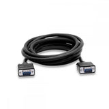 Cablesson VGA to VGA cable - High-speed, VGA male to VGA male with silver-plated connectors. 15-pin, for monitor, PC, TVs and Projectors - Black, 20m