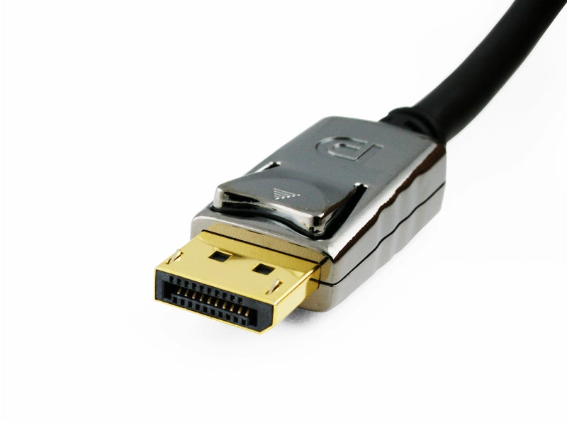 Mithra DisplayPort to DisplayPort cable with locking - 12m, Male to Male - Apple, PC - DP 20pins connection, v1.2 displayport - gold plated connectors - for dp monitor with dp connector