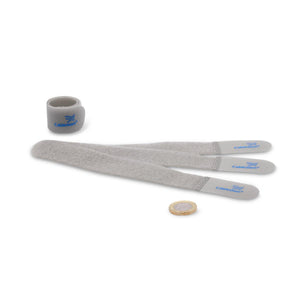 Cablesson Kabelbinder aus Nylon mit Klettverschluss - Packung mit 10 StÃ¼ck - LÃ¤nge 25cm - Ordnung fÃ¼r Ihre Kabel - Grau