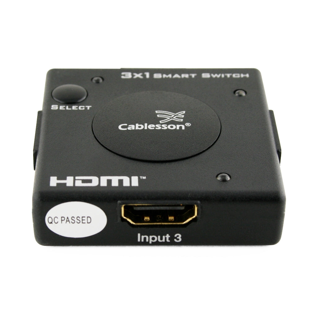Cablesson - 3x1 HDMI Switch - Mini Hub Box