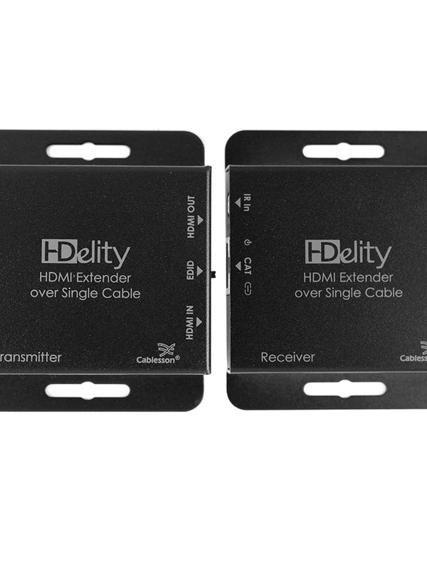 Cablesson HDElity HDMI 3D Extender Single Cat5/6 (Bi-Directional IR) with Local Out - 1080p Full HD (50m) / 720p - supports 3D, 4k, Full HD, Sky Q and other HD set top boxes, PC, DVD, PS4