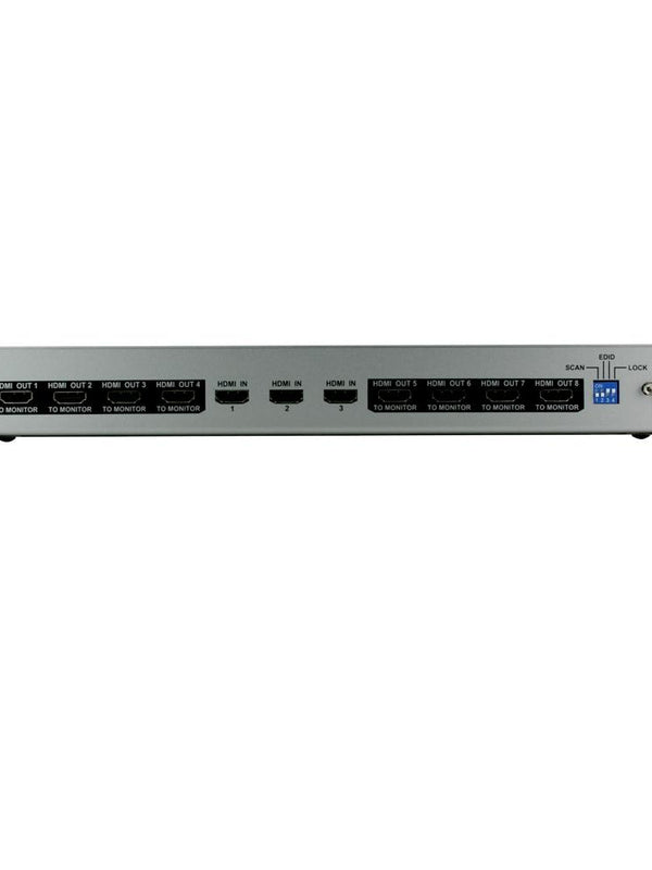 Octava HDDA38-UK 3x8 HDMI Splitter / Distribution Amp