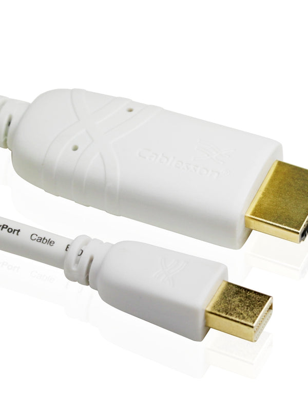 Cablesson Mini DisplayPort auf HDMI Kabel 5m (Thunderbolt Port Kompatibel) Mini DP auf HDMI HDTV Kabel Adapter mit Audio für Apple iMac MacBook Pro Air LCD TV