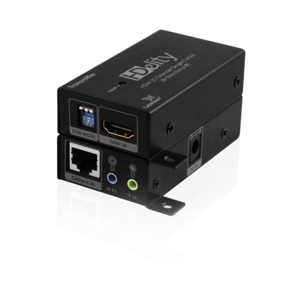 Cablesson HDelity HDMI 3D Extender over Ethernet Single Cat5e/6 cables - BALUN, Bi-direktionale IR - 1080p Full HD (50m) / 720p (60m) - unterstützt 3D, 4k, Full HD, Sky Q und andere HD Set Top Boxen, PC, DVD, PS4.