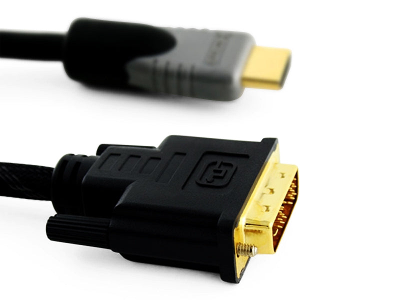Premium N-Series 1m High Speed DVI to HDMI Cable - 1080p (Full HD) / v1.3 / Video / DVI / 24k Gold Plated