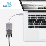Cablesson - USB Typ C-zu-VGA-Adapter 0.23m - männlich zu weiblich - 1080P @ 60Hz