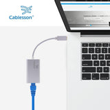 Cablesson - USB Typ C zu RJ45 Adapter 0.23m - männlich zu weiblich - 1000m