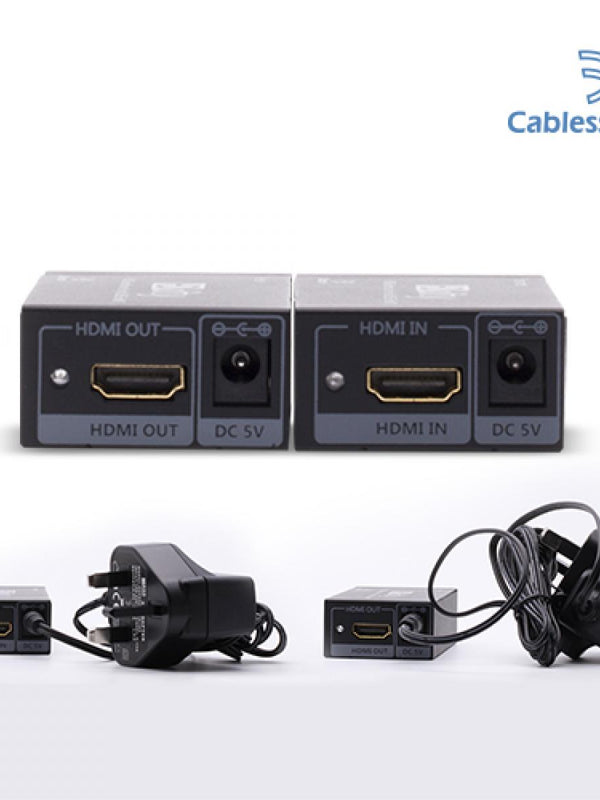 Cablesson - HDeilty HDMI 2.0 Extender über ein einziges Cat5e-6 -1080p HDMI