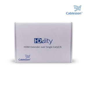 Cablesson - HDeilty HDMI 2.0 Extender über ein einziges Cat5e-6 -1080p HDMI