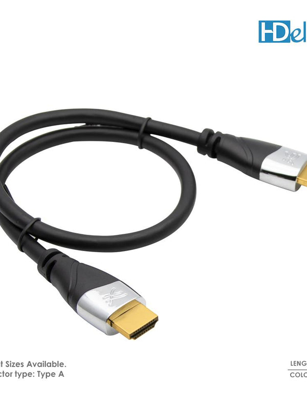 Ivuna - Advanced HDMI 2.1 Kabel - Stecker auf Stecker - 0,5 m - 2 m - Schwarz