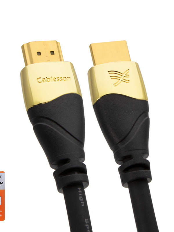 Cablesson Ivuna - Advanced HDMI-2.0-Kabel - Stecker auf Stecker - 1m-5m - Schwarz