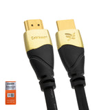 Cablesson Ivuna - Advanced HDMI-2.0-Kabel - Stecker auf Stecker - 1m-5m - Schwarz