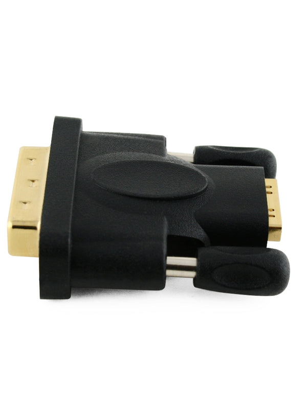 Cablesson HDMI Female to DVI / DVI-D Male Adapter / Converter - Black - Gold Plated