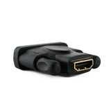 Cablesson HDMI Female to DVI / DVI-D Male Adapter / Converter - Schwarz - Gold Plated