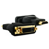 Cablesson HDMI Male to DVI Female Adapter Monitor Display Cable - HDMI to DVI-D Video Adaptor/Converter - for HDTV, LCD, Plasma, DVD, Projector and DVI Monitor 1080p - Gold Plated connectors