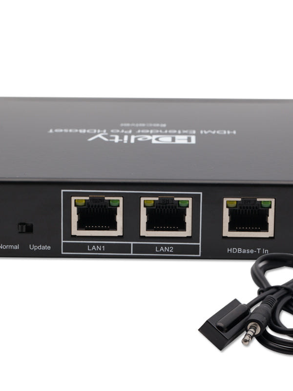 Cablesson HDelity HDBaseT 100m Extender (100m) (HDMI + 10/100 + IR) 4Kx2K Ultra HD Over Single Cat5e/Cat6 /Cat7, RS232 with bidirectional IR Control. Support 3D, 1080p, 4k, Deep Colour, UHD, HDR, CEC