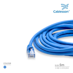 Cablesson - Cat6 Ethernet Cable - RJ45 - 5m-50m - Blue