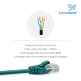 Cablesson - Cat5E Ethernet Cable - 10 Pack UTP - Cable Ties 3m